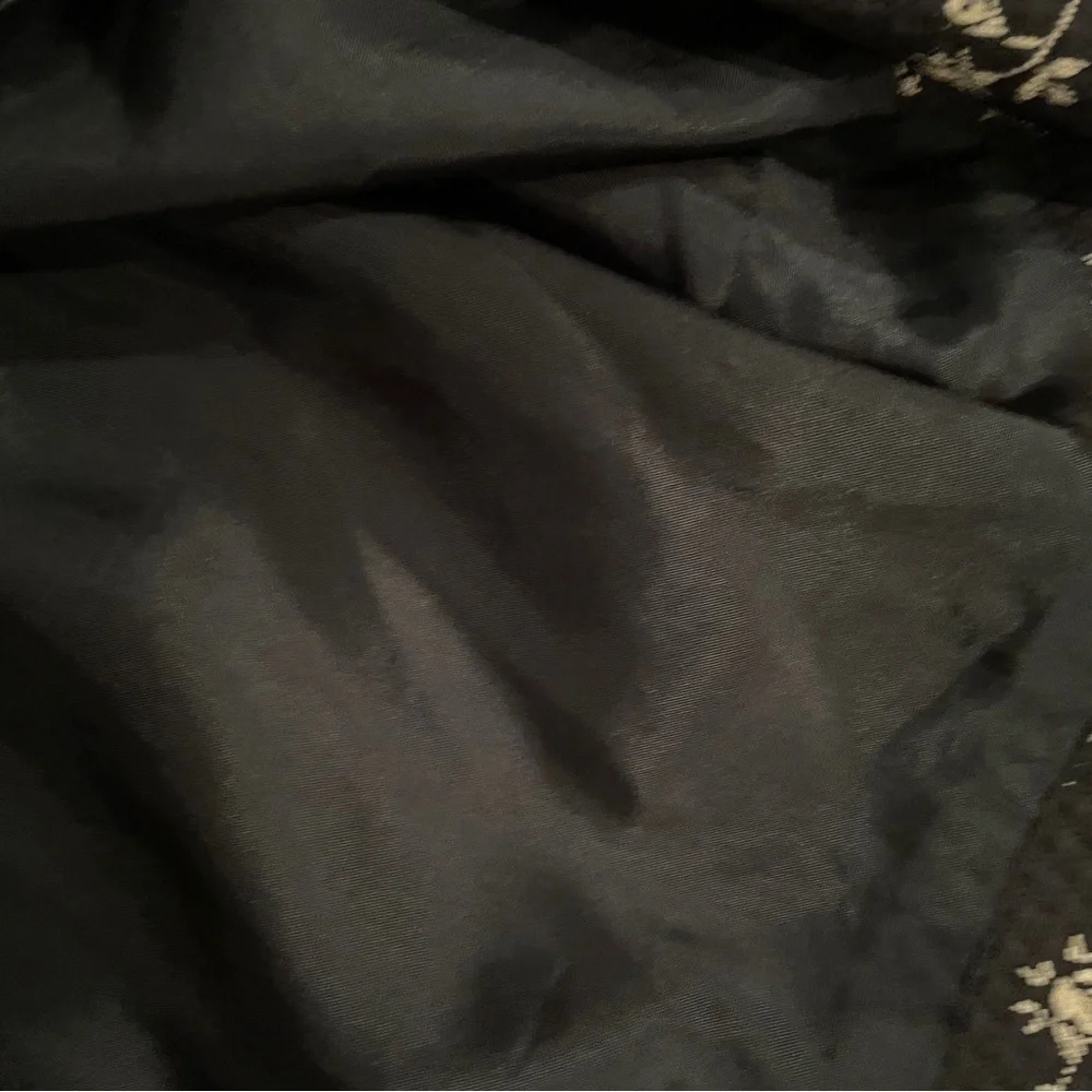 Ann Taylor Black Beige Floral Seersucker Dress Business Career Preppy Feminine 8 - Picture 5 of 9